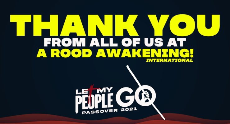 Thank you for watching Passover 2021!